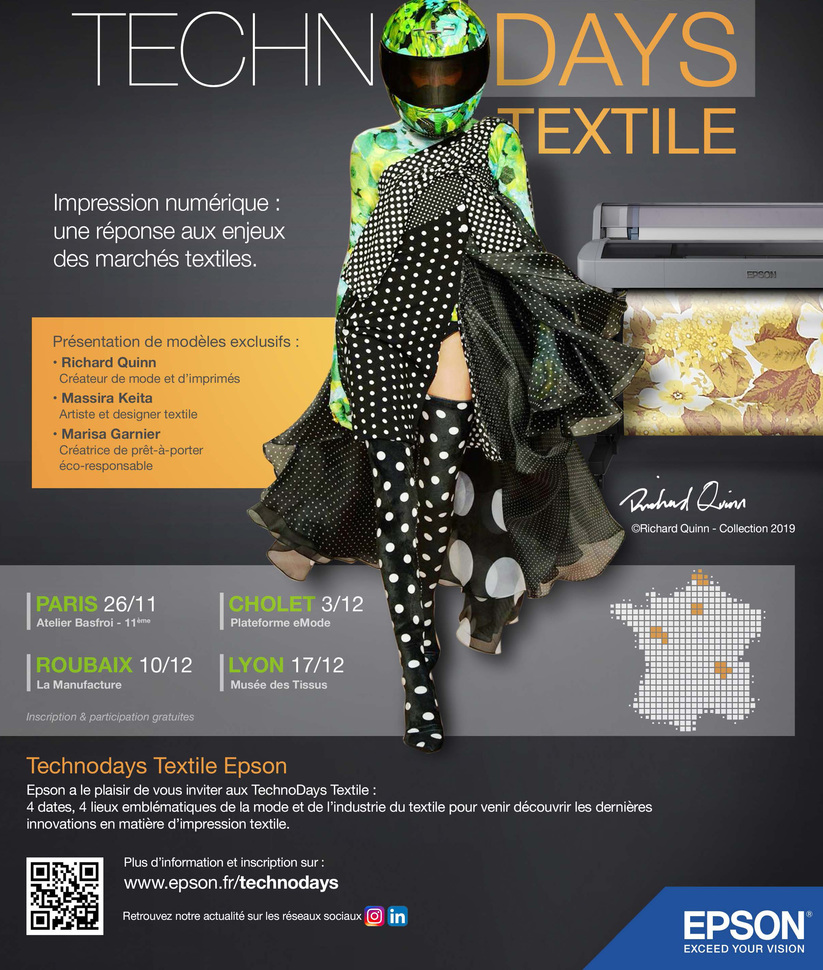 _Technodays textile EPSON_invitation